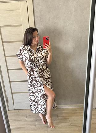 Плаття туніка легке тонке індія коттон халат море пляж  zara на жарку погоду м л хл ххл