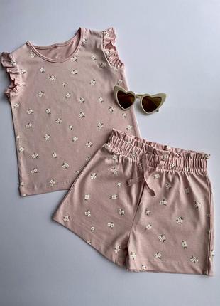 Літній комплект george для дівчинки: майка і шорти