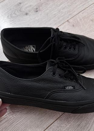 Шкіряні кеди vans, оригінал, розмір 38 - 38,5 (24.5)