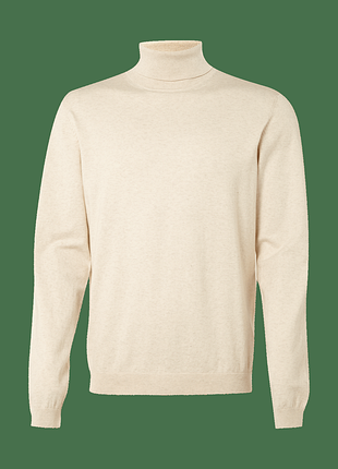 Гарний бавовняний гольф молочного кольору mcneal cotton stretch made in bangladesh