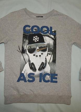 Світшот модний новорічний 10-11 років 140-146 см