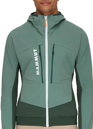 Мужская куртка-софтшелл с капюшоном mammut aenergy so hybrid