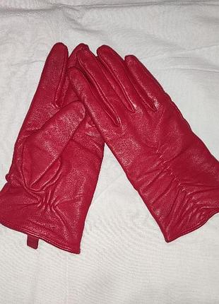 Кожаные перчатки f&f