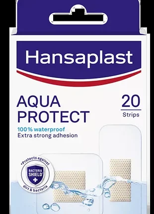 Hansaplast aqua protect пластир, 20 шт.