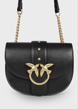 Міні-сумка кросс-боді pinko із золотистою фурнітурою