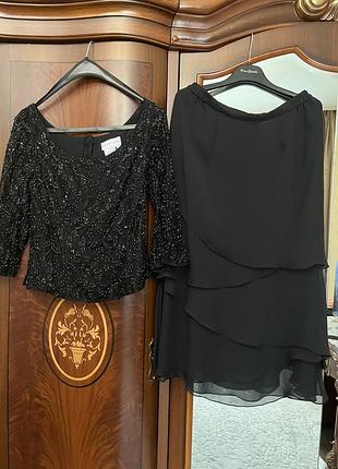 Шикарний вечірній костюм pierre cardin