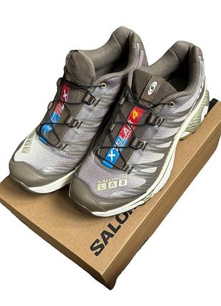 Кросівки трекінгові легкі salomon xt-4 og aurora borealis brown оригінал gorpcore