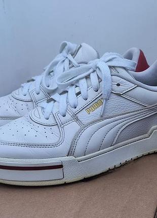 Кроссовки puma ca pro мужские белые кожаные 42