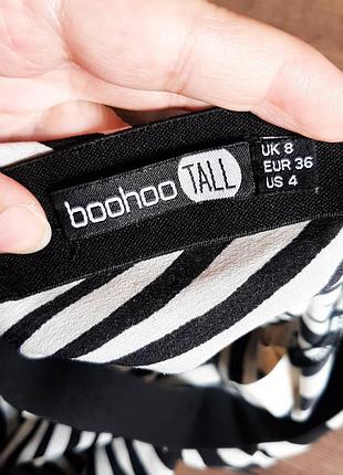 Юбка юбка миди высокая посадка талия резинка трендовый принт boohoo5 фото