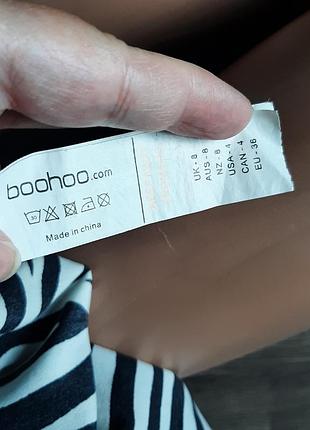 Юбка юбка миди высокая посадка талия резинка трендовый принт boohoo7 фото