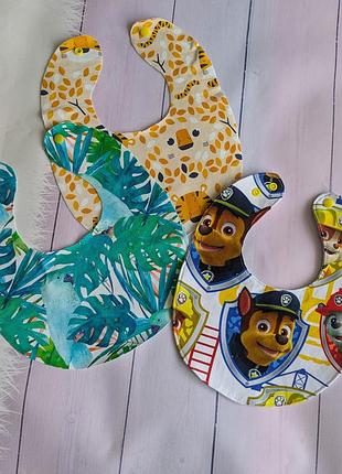 Слюнявчик, нагрудник на кнопках непромокаємий