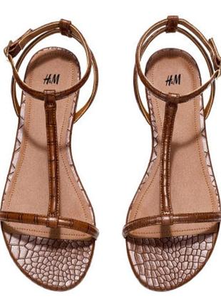Боcоніжки, сандалі  h&m, розмір 37, 38, 39,40