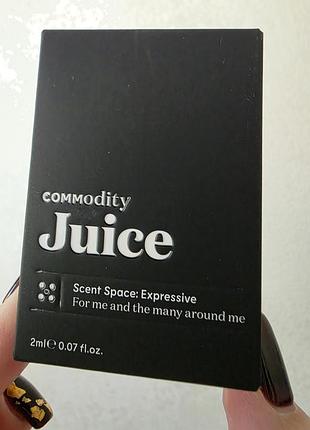 Пробник парфюма juice от commodity