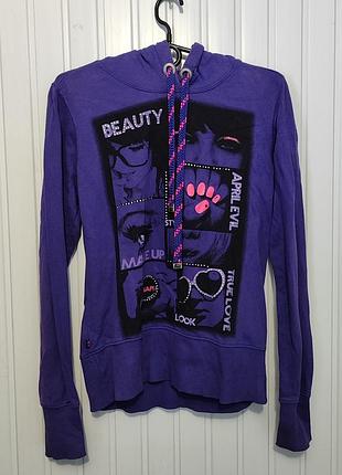 Женское худи с капюшоном на завязках