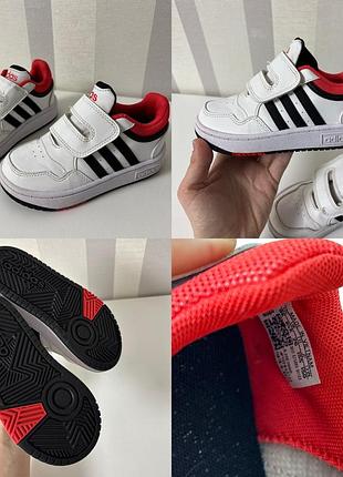 Білі шкіряні кросівки adidas 26 розмір 17 см устілка.