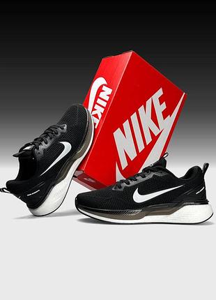 Мужские кроссовки nike zoom winflo black white