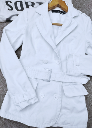 Джинсовий піджак тренч