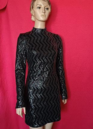 Mistress rocks los angeles стильное блестящее платье лелетки пайетки мини