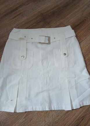 Юбка белая женская