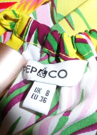 Літній комбінезон із шортами pep&co ромпер із відкритими плечима8 фото