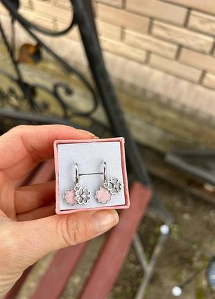 Сережки срібні