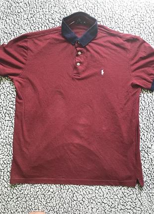 Футболка красная polo ralph lauren