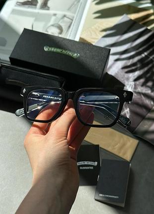 Окуляри chrome hearts clear/black ambidixtrous