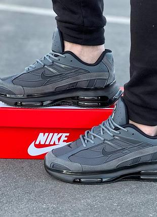 Nike кроссовки мужские темно-серые