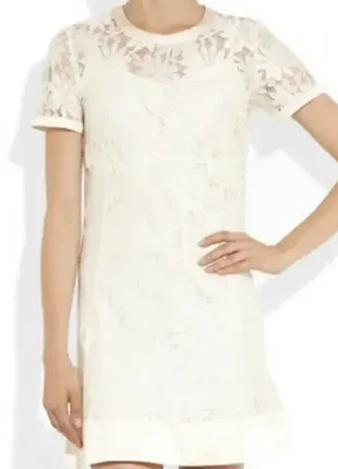 Кружевное белое брендовое платье