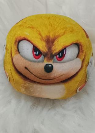 Sonic3, соник желтый круглый, мягкая игрушка, мяч,германия