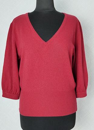 Блуза кофта футболка от люксового итальянского бренда в составе кашемир, шерсть