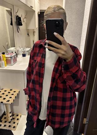 Сорочка у клітинку oversized