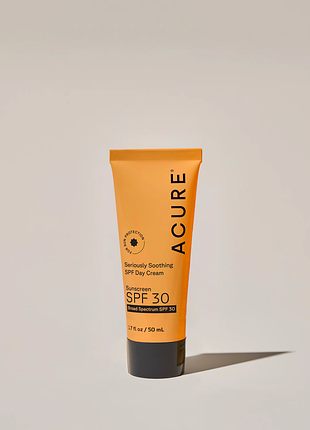 Acure, заспокійливий денний крем із spf, spf 30, 50 мл