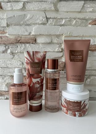 Macadamia victoria’s secret спрей, лосьйон, гель, скраб, олійка