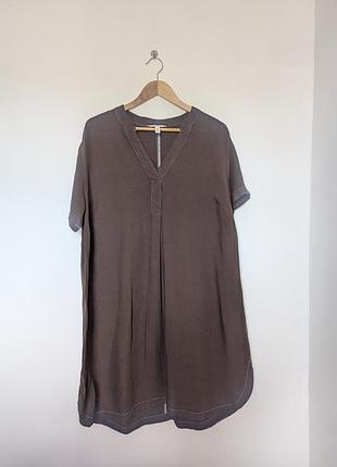 Льняное платье h&m