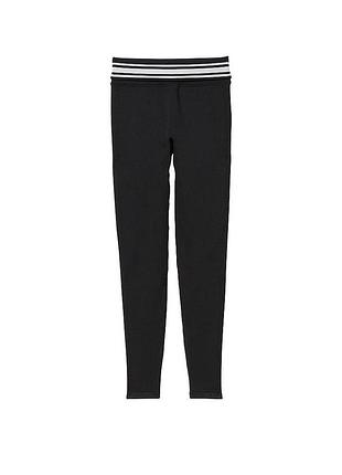 Victorias secret леггинсы лосины pink flip itseamless foloover leggings pure black