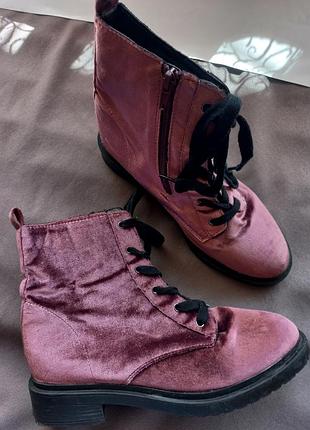 Сапоги велюровые