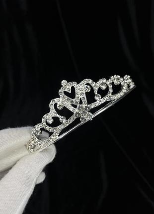Корона коронка на голову діадема дитяча детская для дівчинки дівчини девочку девочки дівчинку