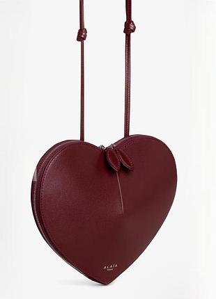Сумка серце alaia , тогр!