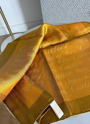 Cartier оригінал шовкова бандана хустка