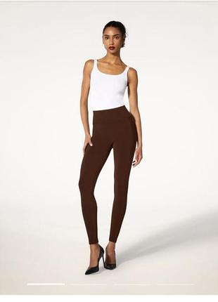 Wolford original леггинсы в рубчик, брюки, хлопок