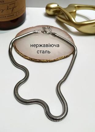 Нержавеющая сталь колье цепочку на шею под серебро минимализм