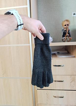 Перчатки шерстяные hestra x roeckl merino made in scotland/из шерсти мериноса/шерсти/