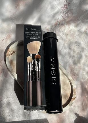 Набір міні пензлів sigma beauty essential trio brush set