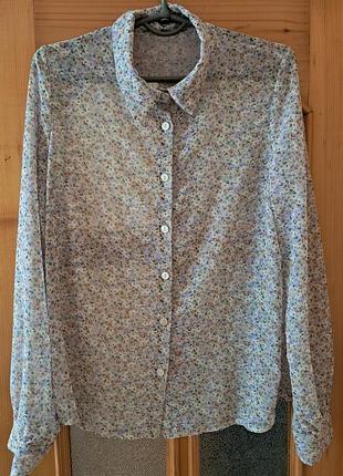 Блуза в цветы