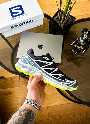 Salomon xt-6 "green sky china blue"