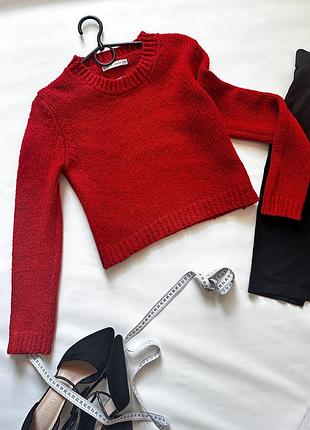 Светр червоний жіночий