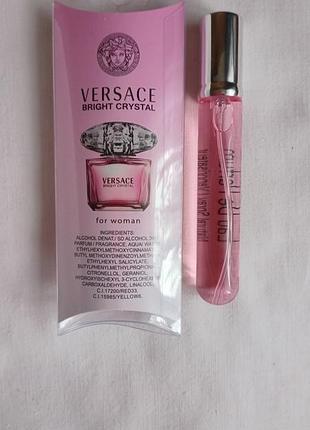 Versace bright crystal женские мини-парфюм в ручке 10 мл ліцензійні парфуми
