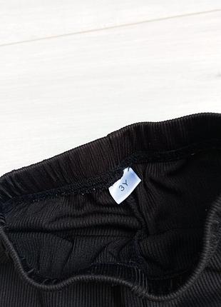 Лосины клеш в рубчик на 3 года 3