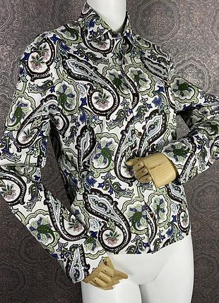 Etro milano — ділова сорочка з принтом